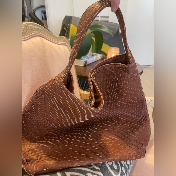 NWOT Deux Lux Cara Slouchy Hobo Bag in Brown - Picture 3 of 15